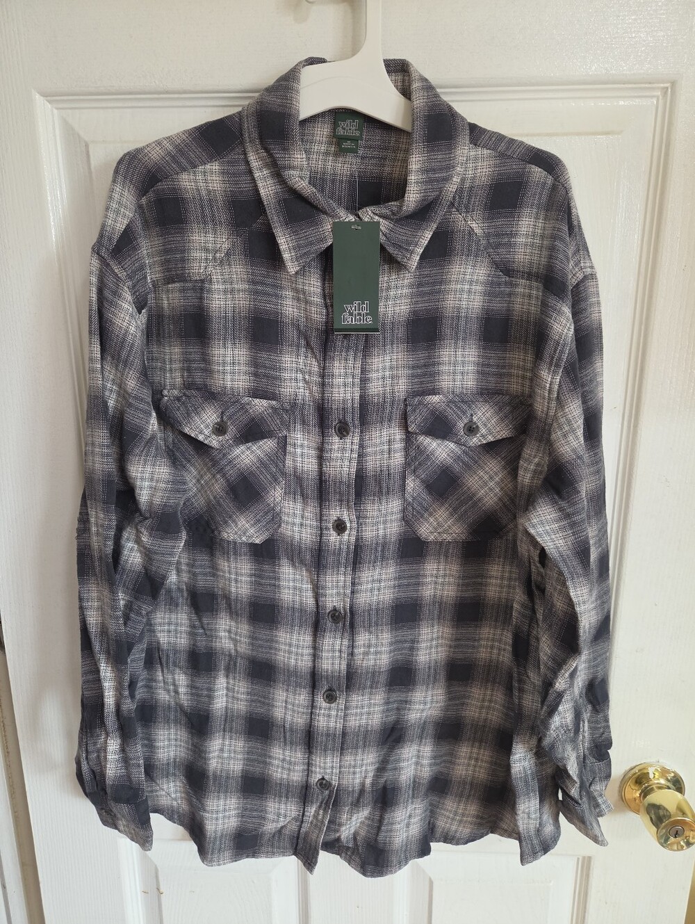 Wild Fable Plaid Button Down Shirt